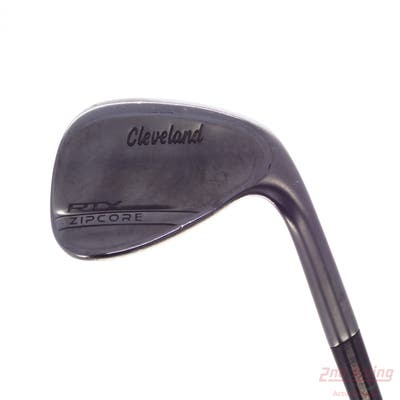 Cleveland RTX ZipCore Black Satin Wedge Sand SW 54° 12 Deg Bounce Full Dynamic Gold Spinner TI Steel Wedge Flex Right Handed 35.5in