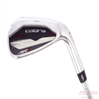 Cobra Air X Single Iron Pitching Wedge PW Stock Steel Shaft Graphite Regular Left Handed 35.5in