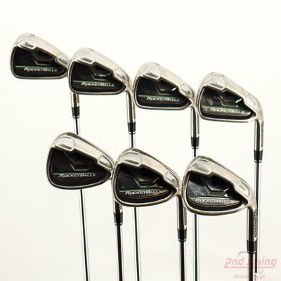 TaylorMade Rocketballz HL Iron Set 4-PW TM Lite Steel Stiff Right Handed +1/4"