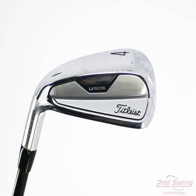 Titleist U-505 Utility Iron 4 Utility Project X HZRDUS Smoke Black RDX 80 Graphite Stiff Left Handed 39.0in