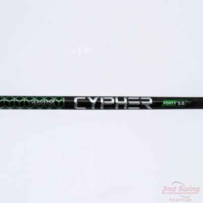 Used W/ PXG RH Adapter Project X Cypher 2.0 40g Driver Shaft Senior 44.0in