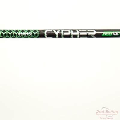 Used W/ PXG RH Adapter Project X Cypher 2.0 40g Driver Shaft Senior 43.5in
