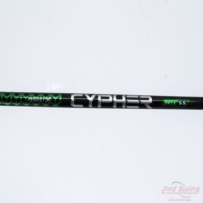 Used W/ PXG RH Adapter Project X Cypher 2.0 50g Driver Shaft Regular 44.25in