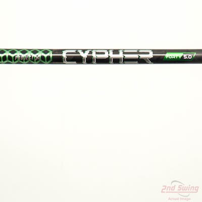 Used W/ PXG RH Adapter Project X Cypher 2.0 40g Fairway Shaft Senior 41.75in