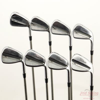 Titleist 2023 T150/T200 Combo Iron Set 4-PW AW Aerotech SteelFiber i110cw Graphite Stiff Right Handed +3/4"