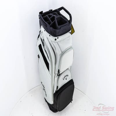 Mint 9.5 Callaway 2025 Org 14 Silver Cart Bag
