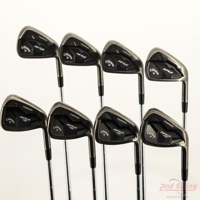 Callaway Apex Smoke 19 Iron Set 4-PW AW Nippon NS Pro Modus 3 Tour 130 Steel X-Stiff Right Handed -1/4"