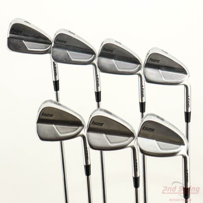 Ping i525 Iron Set 4-PW FST KBS Tour $-Taper Steel X-Stiff Right Handed Black Dot +1/4"