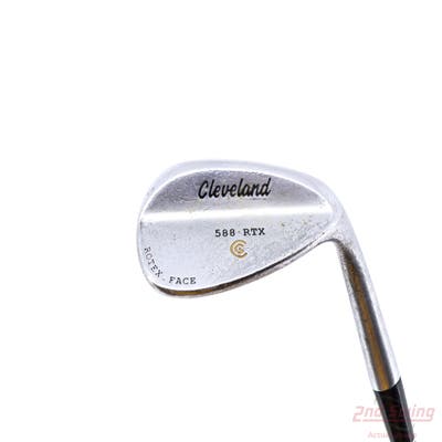 Cleveland 588 RTX Satin Chrome Wedge Lob LW 60° 12 Deg Bounce True Temper Dynamic Gold Steel Wedge Flex Right Handed 35.5in