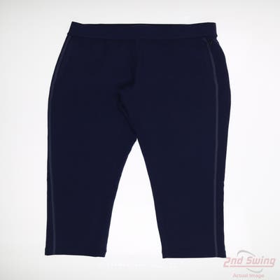 New Womens Belyn Key Pants X-Small XS x35 Navy Blue MSRP $60