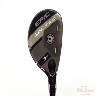 Callaway EPIC Super Hybrid 3 Hybrid 18° Aerotech SteelFiber fc75 Steel Stiff Right Handed 41.0in