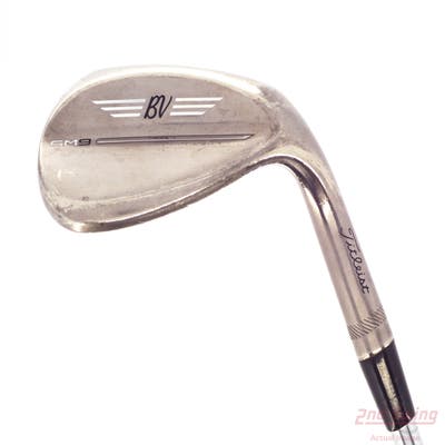 Titleist Vokey SM9 Brushed Steel Wedge Lob LW 60° 4 Deg Bounce L Grind Titleist Vokey BV Steel Wedge Flex Right Handed 35.0in