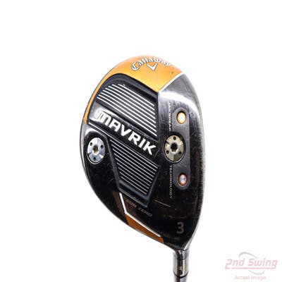 Callaway Mavrik Sub Zero Fairway Wood 3 Wood 3W 15° Fujikura Ventus Black VeloCore 7 Graphite X-Stiff Right Handed 43.5in