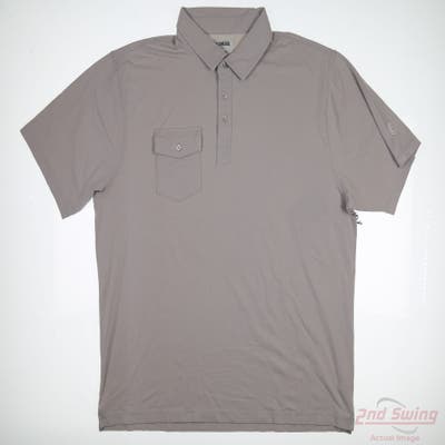 New W/ Logo Mens LinkSoul Polo XX-Large XXL Gray MSRP $98
