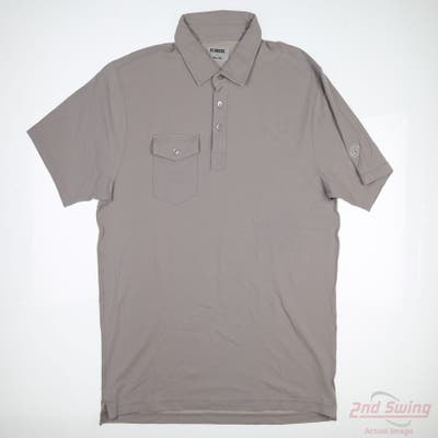 New W/ Logo Mens LinkSoul Polo Large L Gray MSRP $98