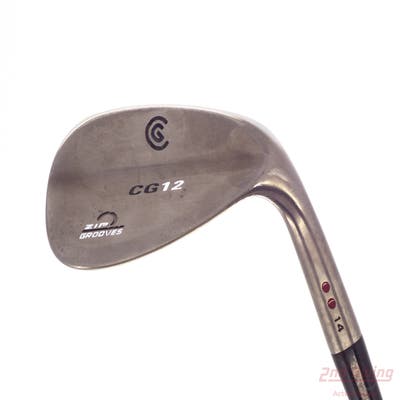 Cleveland CG12 Black Pearl Wedge Sand SW 56° 14 Deg Bounce True Temper Dynamic Gold Steel Wedge Flex Right Handed 35.75in