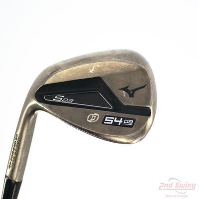 Mizuno S23 Copper Cobalt Wedge Sand SW 54° 8 Deg Bounce D Grind FST KBS Hi-Rev 2.0 115 Steel Regular Left Handed 35.75in