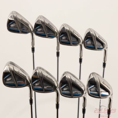 TaylorMade SIM MAX OS Iron Set 4-PW AW FST KBS MAX 85 Steel Stiff Right Handed -1/4"
