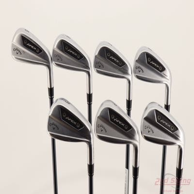 Callaway Apex Ai200 Iron Set 5-PW AW UST Recoil Dart HB 65 IP Blue Graphite Senior Right Handed +1/4"