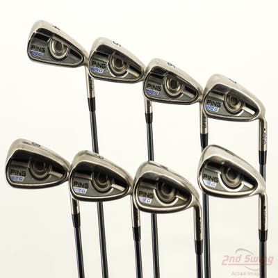 Ping 2016 G Iron Set 4-PW GW CFS 65 Graphite Graphite Senior Right Handed Black Dot -1/2"