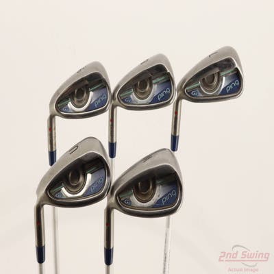 Ping G LE Iron Set 7-PW AW ULT 230 Ultra Lite Graphite Ladies Left Handed Red dot STD