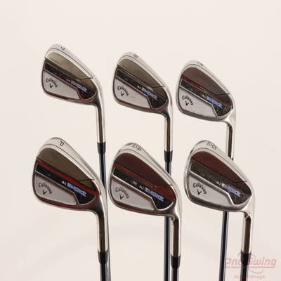 Callaway Paradym Ai Smoke Iron Set 7-PW AW GW UST Mamiya Recoil 65 Dart Graphite Senior Right Handed -3/4"