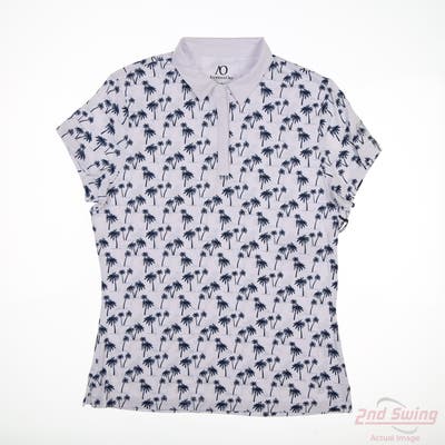 New W/ Logo Womens Anderson Ord Polo Large L White MSRP $90