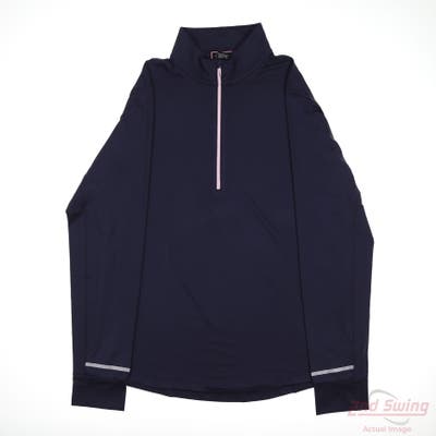 New Womens Golftini 1/4 Zip Pullover XX-Large XXL Navy Blue MSRP $110