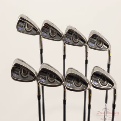 Ping 2016 G Iron Set 4-PW AW CFS 70 Graphite Graphite Regular Right Handed Yellow Dot +1/4"