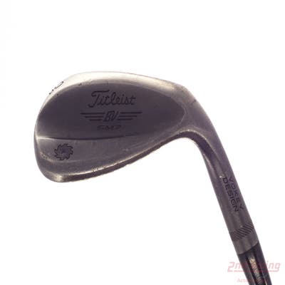 Titleist Vokey SM7 Jet Black Wedge Lob LW 60° 12 Deg Bounce D Grind SM7 BV Steel Wedge Flex Right Handed 35.25in