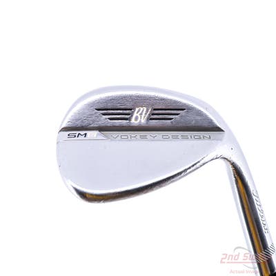 Titleist Vokey SM8 Tour Chrome Wedge Sand SW 56° 10 Deg Bounce S Grind Titleist Vokey BV Steel Wedge Flex Right Handed 35.25in