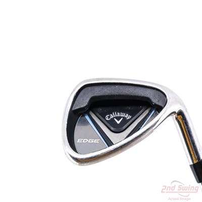 Callaway Edge Single Iron Pitching Wedge PW Stock Steel Shaft Steel Stiff Right Handed 35.5in