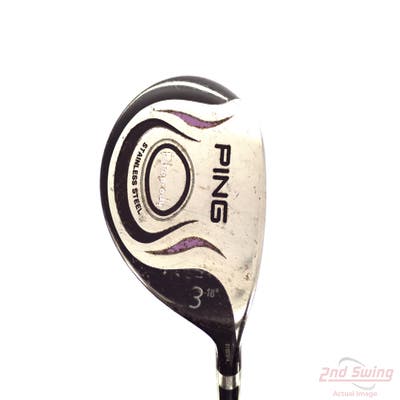 Ping Rhapsody Fairway Wood 3 Wood 3W 18° Ping ULT 129F Ladies Graphite Ladies Right Handed 42.5in