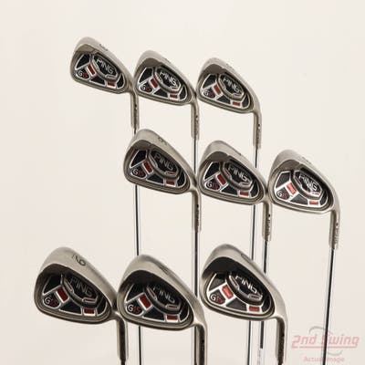 Ping G15 Iron Set 3-PW AW Ping AWT Steel Regular Right Handed Black Dot STD