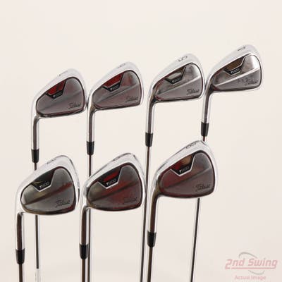 Titleist 2021 T200 Iron Set 4-PW True Temper AMT Black S300 Steel Stiff Left Handed +1/4"