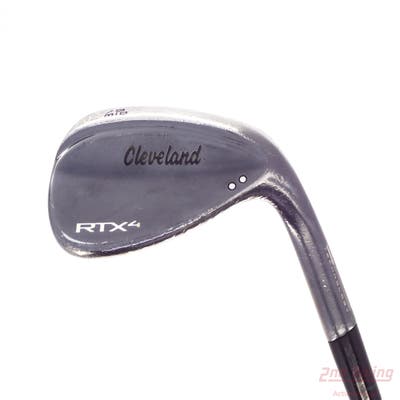 Cleveland RTX 4 Black Satin Wedge Lob LW 58° 9 Deg Bounce Mid Dynamic Gold Tour Issue S400 Steel Stiff Right Handed 35.0in