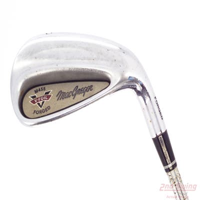 MacGregor V-Foil M455 Single Iron Pitching Wedge PW Stock Steel Shaft Steel Regular Right Handed 35.75in