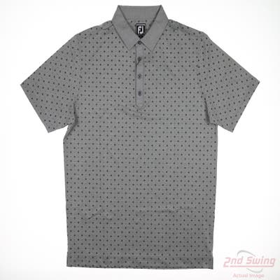 New Mens Footjoy Polo Large L Gray MSRP $70