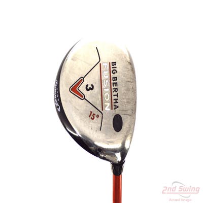 Callaway Big Bertha Fusion Fairway Wood 3 Wood 3W 15° Callaway Aldila NVS Graphite Stiff Right Handed 43.0in