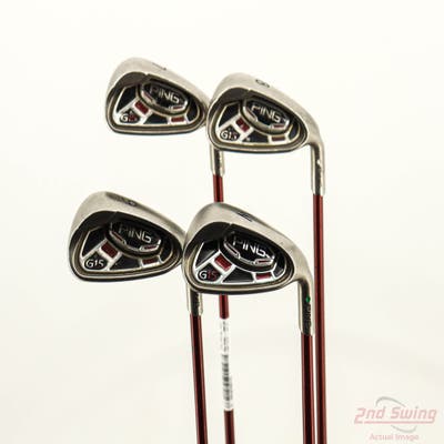 Ping G15 Iron Set 7-PW Ping TFC 149I Graphite Regular Right Handed White Dot STD