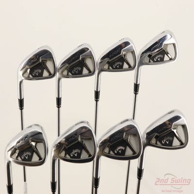 Callaway Apex 21 Iron Set 4-PW AW True Temper Elevate MPH 95 Steel Regular Left Handed +1/4"