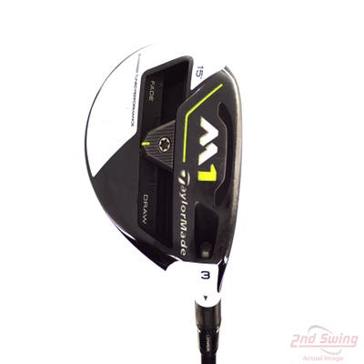 TaylorMade M1 Fairway Wood 3 Wood 3W 15° Mitsubishi Kuro Kage Silver TiNi 70 Graphite Stiff Right Handed 43.0in