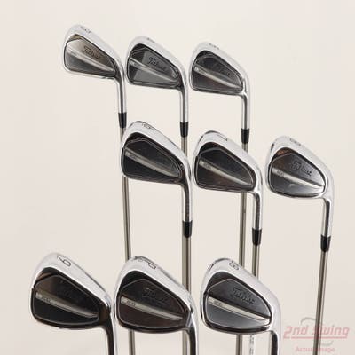 Titleist 2023 T200 Iron Set 3-PW AW Aerotech SteelFiber i95 Graphite Regular Right Handed +1/2"