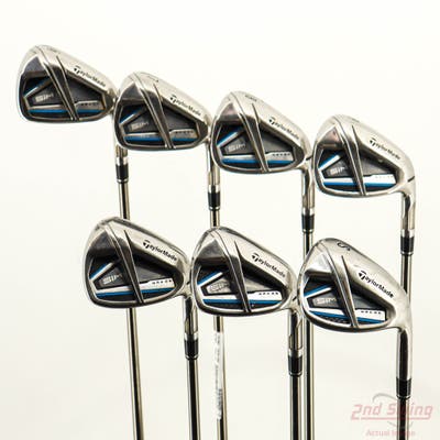 TaylorMade SIM MAX OS Iron Set 6-PW AW SW UST Mamiya Recoil ESX 460 F3 Graphite Regular Right Handed STD
