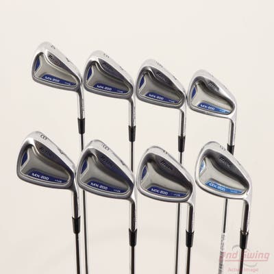 Mizuno MX 200 Iron Set 4-PW AW FST KBS Tour Steel Stiff Right Handed +3/4"