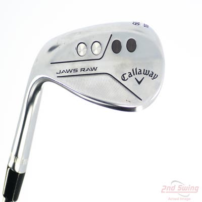 Callaway Jaws Raw Chrome Wedge Lob LW 60° 10 Deg Bounce S Grind Dynamic Gold Spinner TI 115 Steel Wedge Flex Left Handed 35.0in