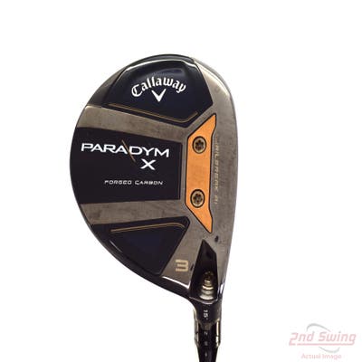 Callaway Paradym X Fairway Wood 3 Wood 3W 15° Project X HZRDUS Smoke Black RDX 60 Graphite Stiff Right Handed 43.25in