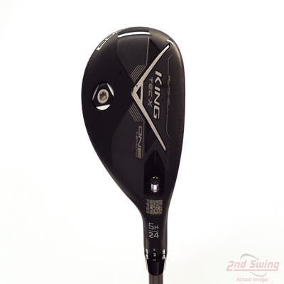Cobra 2025 KING Tec X One Length Hybrid 5 Hybrid 24° Aerotech SteelFiber fc90 Graphite Stiff Right Handed 37.5in