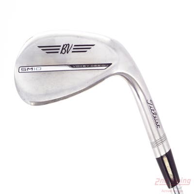 Titleist Vokey SM10 Tour Chrome Wedge Lob LW 58° 10 Deg Bounce S Grind Titleist Vokey BV Steel Wedge Flex Right Handed 35.25in