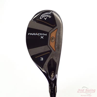 Callaway Paradym X Hybrid 3 Hybrid 18° Project X HZRDUS Silver Gen4 75 Graphite Stiff Right Handed 40.5in
